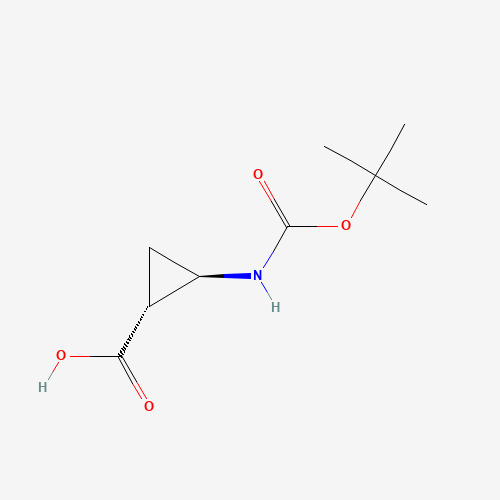 trans-2-((tert-Butoxycarbonyl)amino)cyclopropanecarboxylic acid