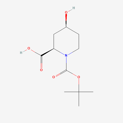 (2R,4S)-1-(tert-Butoxycarbonyl)-4-hydroxypiperidine-2-carboxylic acid