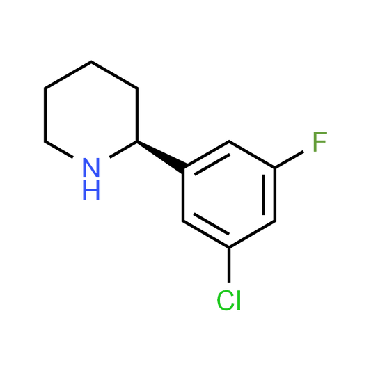 (S)-2-(3-Chloro-5-fluorophenyl)piperidine