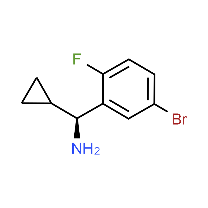 (S)-(5-Bromo-2-fluorophenyl)(cyclopropyl)methanamine