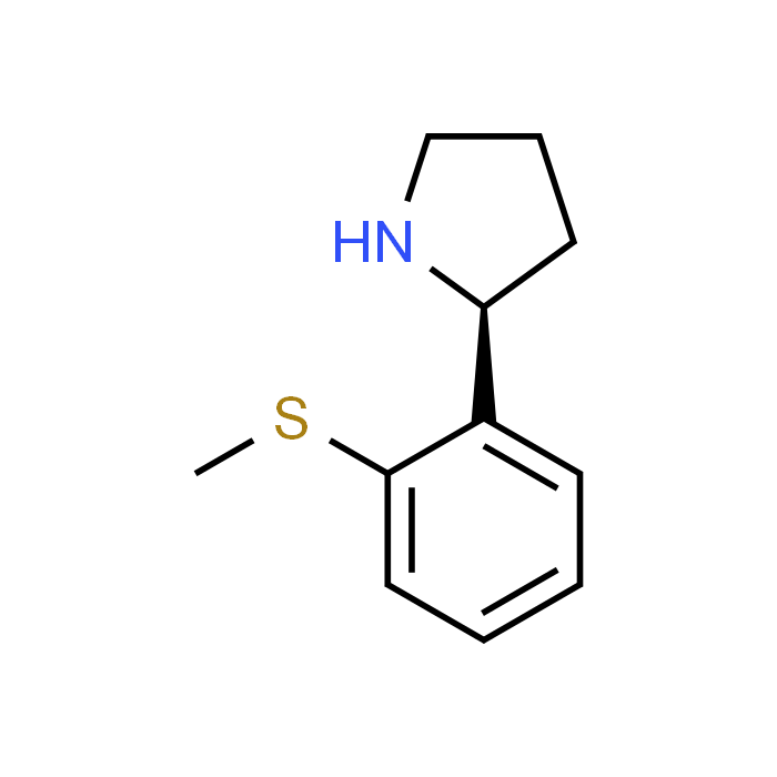 (S)-2-(2-(methylthio)phenyl)pyrrolidine