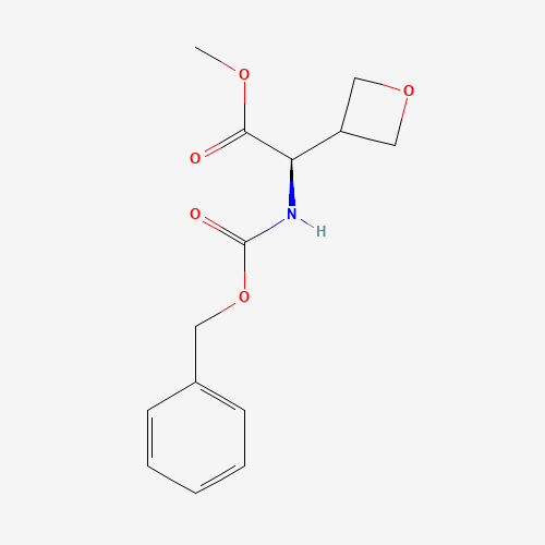 Methyl (2R)-2-(benzyloxycarbonylamino)-2-(oxetan-3-yl)acetate