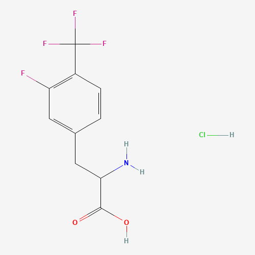 2-Amino-3-(3-fluoro-4-(trifluoromethyl)phenyl)propanoic acid hydrochloride