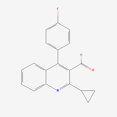 2-Cyclopropyl-4-(4-fluorophenyl)quinoline-3-carbaldehyde