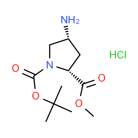 (2R,4R)-1-tert-Butyl 2-methyl 4-aminopyrrolidine-1,2-dicarboxylate hydrochloride