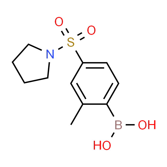 (2-Methyl-4-(pyrrolidin-1-ylsulfonyl)phenyl)boronic acid
