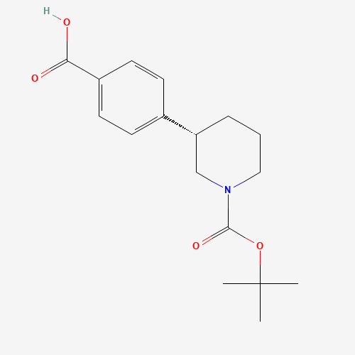 (S)-4-(1-(tert-Butoxycarbonyl)piperidin-3-yl)benzoic acid
