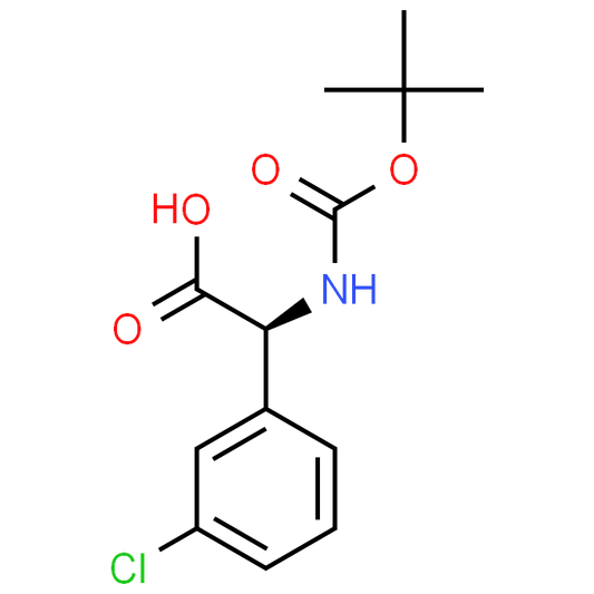 (S)-2-((tert-butoxycarbonyl)amino)-2-(3-chlorophenyl)acetic acid