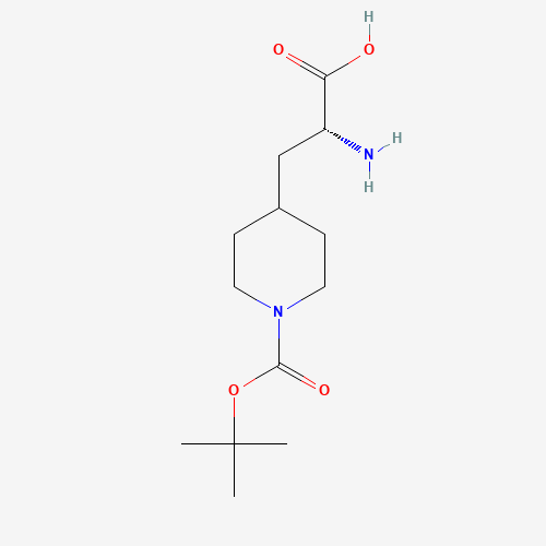 (2R)-2-amino-3-{1-[(tert-butoxy)carbonyl]piperidin-4-yl}propanoic acid
