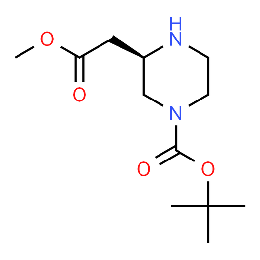 (R)-tert-Butyl 3-(2-methoxy-2-oxoethyl)piperazine-1-carboxylate