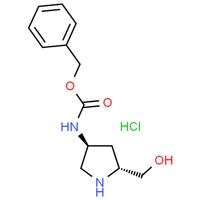 Benzyl ((3S,5R)-rel-5-(hydroxymethyl)pyrrolidin-3-yl)carbamate hydrochloride