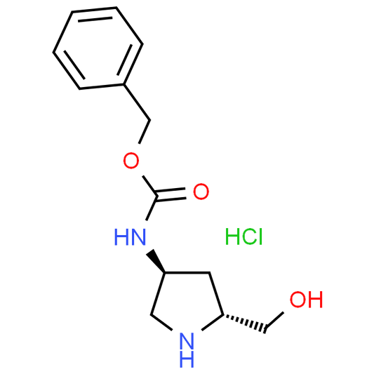 Benzyl ((3S,5R)-rel-5-(hydroxymethyl)pyrrolidin-3-yl)carbamate hydrochloride