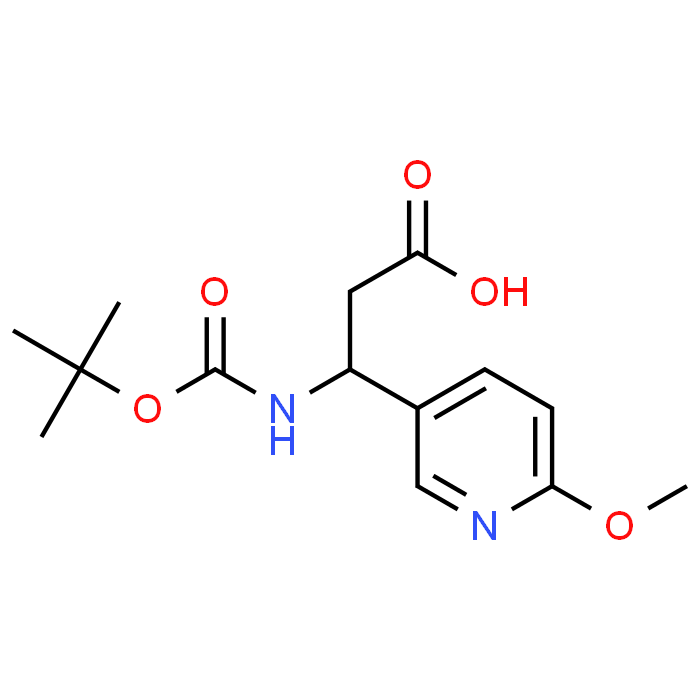 (S)-3-((tert-Butoxycarbonyl)amino)-3-(6-methoxypyridin-3-yl)propanoic acid