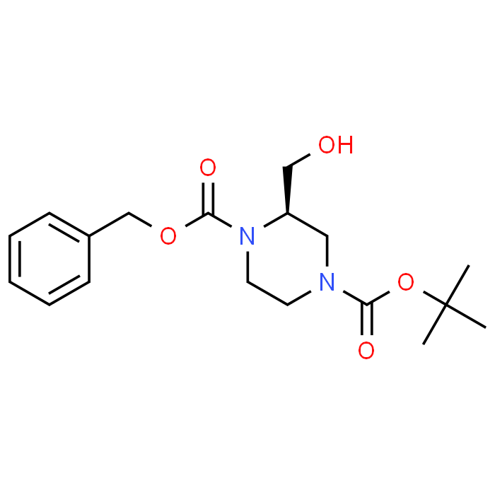 (R)-1-Benzyl 4-tert-butyl 2-(hydroxymethyl)piperazine-1,4-dicarboxylate