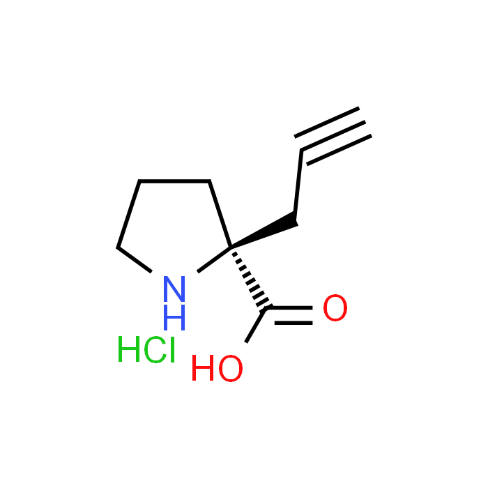 (S)-2-(Prop-2-yn-1-yl)pyrrolidine-2-carboxylic acid HCl
