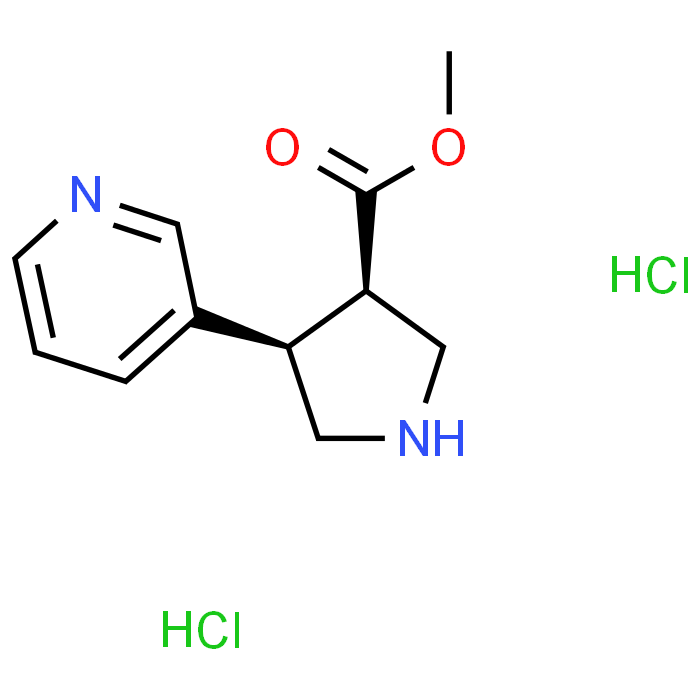 trans-Methyl 4-(pyridin-3-yl)pyrrolidine-3-carboxylate dihydrochloride