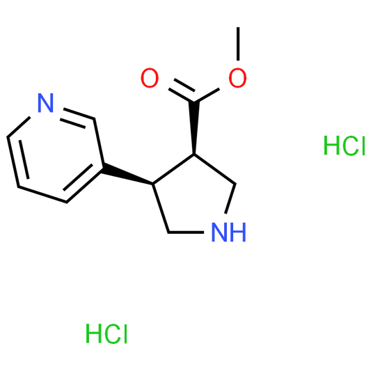 trans-Methyl 4-(pyridin-3-yl)pyrrolidine-3-carboxylate dihydrochloride