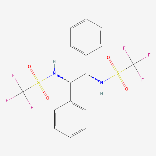 N,N'-((1S,2S)-1,2-diphenylethane-1,2-diyl)bis(1,1,1-trifluoromethanesulfonamide)