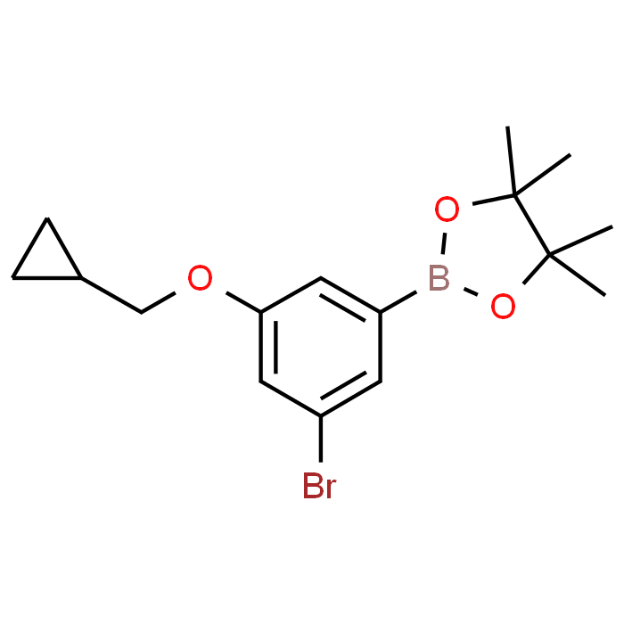 2-(3-Bromo-5-(cyclopropylmethoxy)phenyl)-4,4,5,5-tetramethyl-1,3,2-dioxaborolane