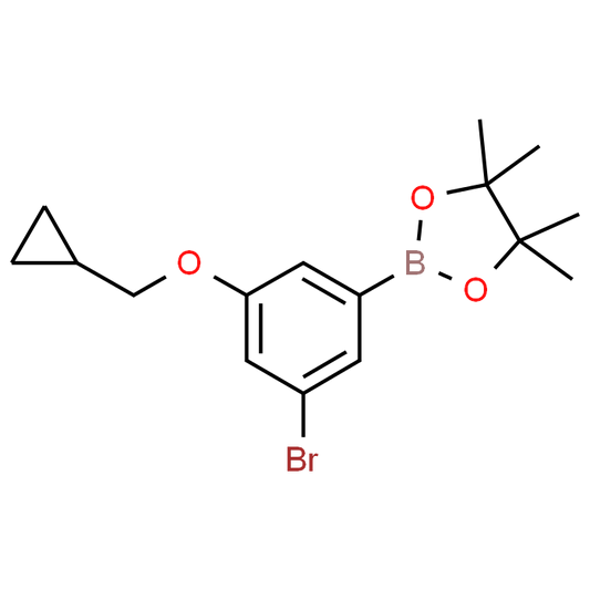 2-(3-Bromo-5-(cyclopropylmethoxy)phenyl)-4,4,5,5-tetramethyl-1,3,2-dioxaborolane