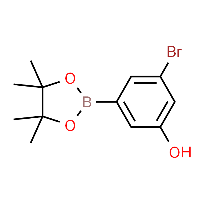 3-Bromo-5-(4,4,5,5-tetramethyl-1,3,2-dioxaborolan-2-yl)phenol