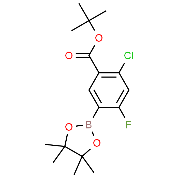 tert-Butyl 2-chloro-4-fluoro-5-(4,4,5,5-tetramethyl-1,3,2-dioxaborolan-2-yl)benzoate