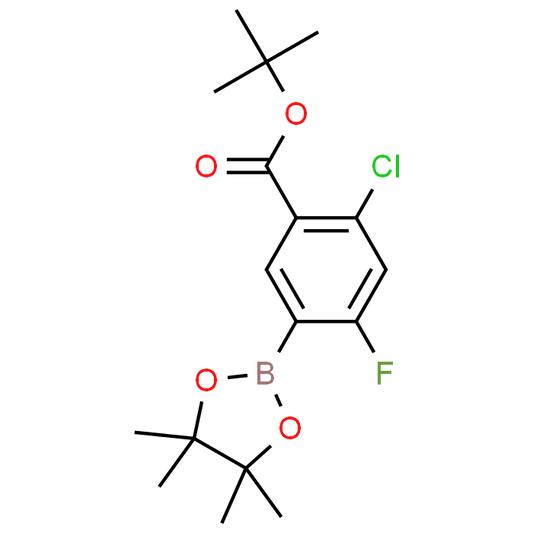 tert-Butyl 2-chloro-4-fluoro-5-(4,4,5,5-tetramethyl-1,3,2-dioxaborolan-2-yl)benzoate