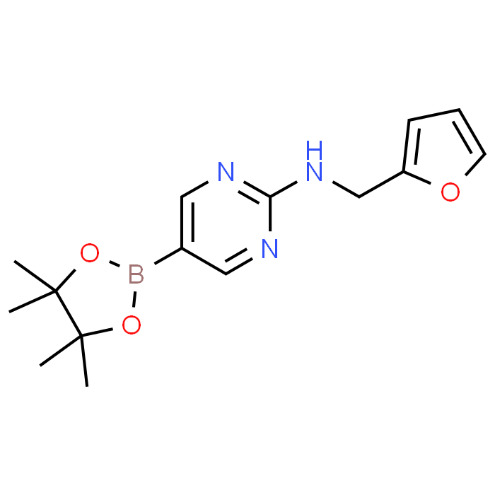 N-(Furan-2-ylmethyl)-5-(4,4,5,5-tetramethyl-1,3,2-dioxaborolan-2-yl)pyrimidin-2-amine