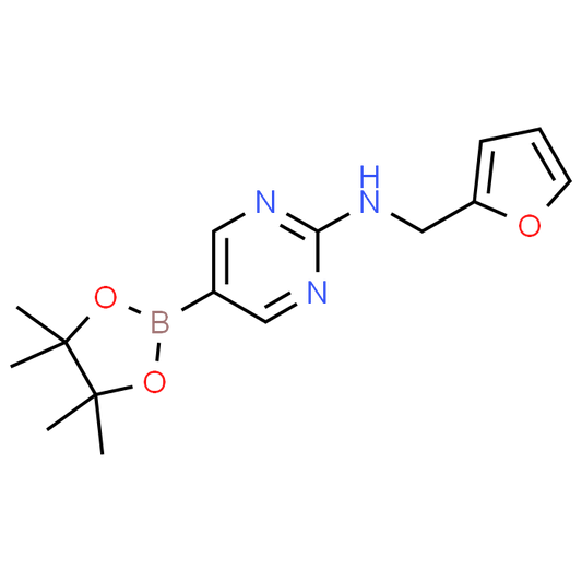 N-(Furan-2-ylmethyl)-5-(4,4,5,5-tetramethyl-1,3,2-dioxaborolan-2-yl)pyrimidin-2-amine