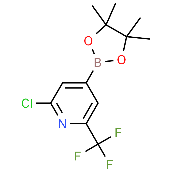 2-Chloro-4-(4,4,5,5-tetramethyl-1,3,2-dioxaborolan-2-yl)-6-(trifluoromethyl)pyridine