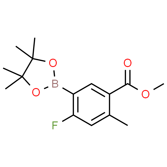 Methyl 4-fluoro-2-methyl-5-(4,4,5,5-tetramethyl-1,3,2-dioxaborolan-2-yl)benzoate