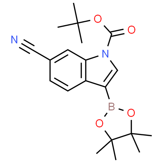 tert-Butyl 6-cyano-3-(4,4,5,5-tetramethyl-1,3,2-dioxaborolan-2-yl)-1H-indole-1-carboxylate