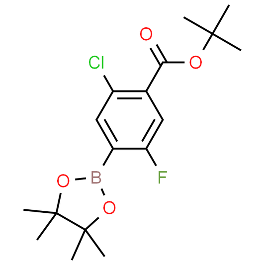 tert-Butyl 2-chloro-5-fluoro-4-(4,4,5,5-tetramethyl-1,3,2-dioxaborolan-2-yl)benzoate