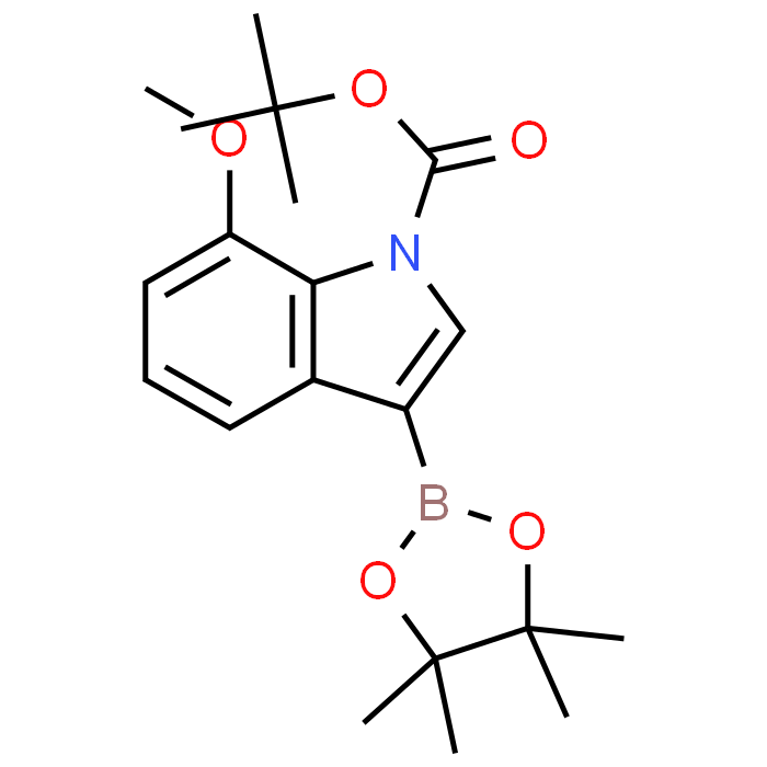 tert-Butyl 7-methoxy-3-(4,4,5,5-tetramethyl-1,3,2-dioxaborolan-2-yl)-1H-indole-1-carboxylate