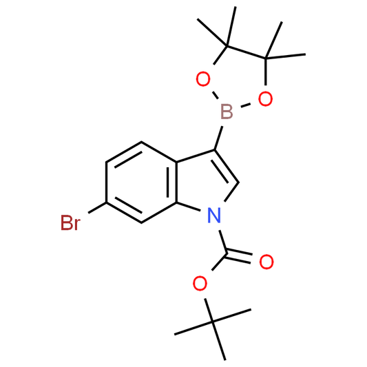 tert-Butyl 6-bromo-3-(4,4,5,5-tetramethyl-1,3,2-dioxaborolan-2-yl)-1H-indole-1-carboxylate