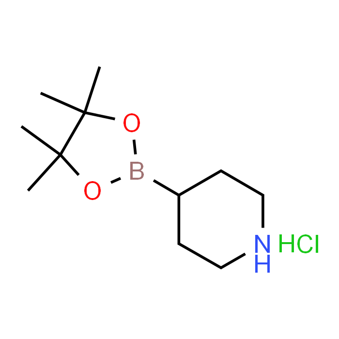 4-(4,4,5,5-Tetramethyl-1,3,2-dioxaborolan-2-yl)piperidine hydrochloride