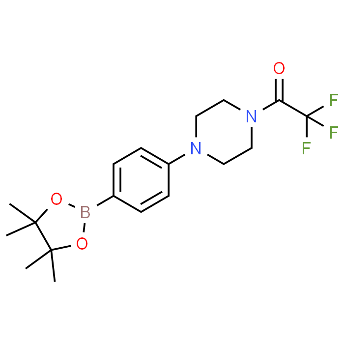 2,2,2-Trifluoro-1-(4-(4-(4,4,5,5-tetramethyl-1,3,2-dioxaborolan-2-yl)phenyl)piperazin-1-yl)ethanone