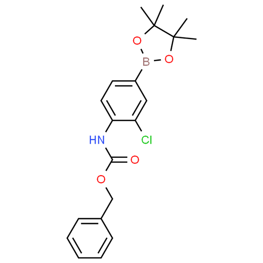 Benzyl (2-chloro-4-(4,4,5,5-tetramethyl-1,3,2-dioxaborolan-2-yl)phenyl)carbamate