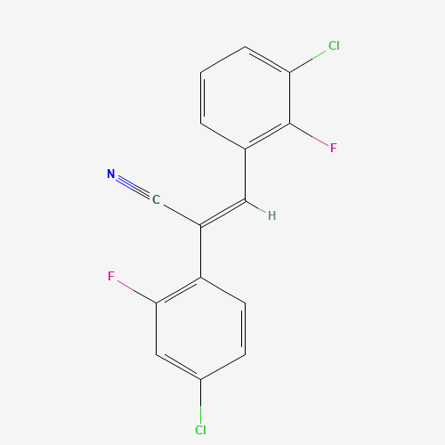 (Z)-3-(3-Chloro-2-fluorophenyl)-2-(4-chloro-2-fluorophenyl)acrylonitrile