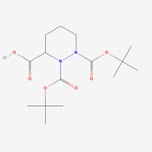 1,2-Bis(tert-butoxycarbonyl)hexahydropyridazine-3-carboxylic acid