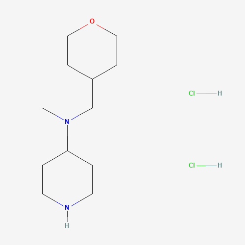N-Methyl-N-((tetrahydro-2H-pyran-4-yl)methyl)piperidin-4-amine dihydrochloride