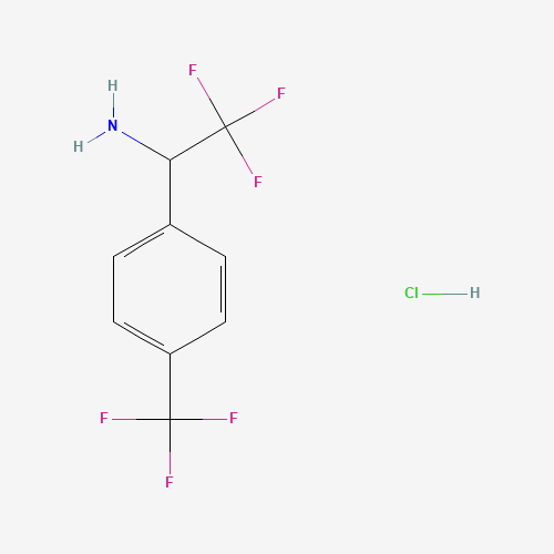 2,2,2-Trifluoro-1-(4-(trifluoromethyl)phenyl)ethanamine hydrochloride