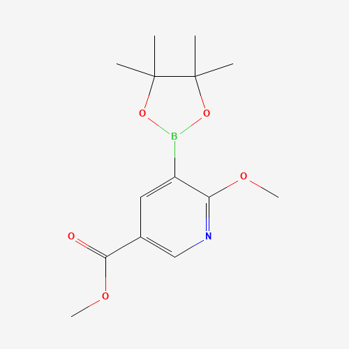 Methyl 6-methoxy-5-(4,4,5,5-tetramethyl-1,3,2-dioxaborolan-2-yl)nicotinate