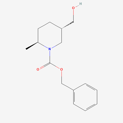 benzyl (2S,5S)-5-(hydroxymethyl)-2-methyl-piperidine-1-carboxylate