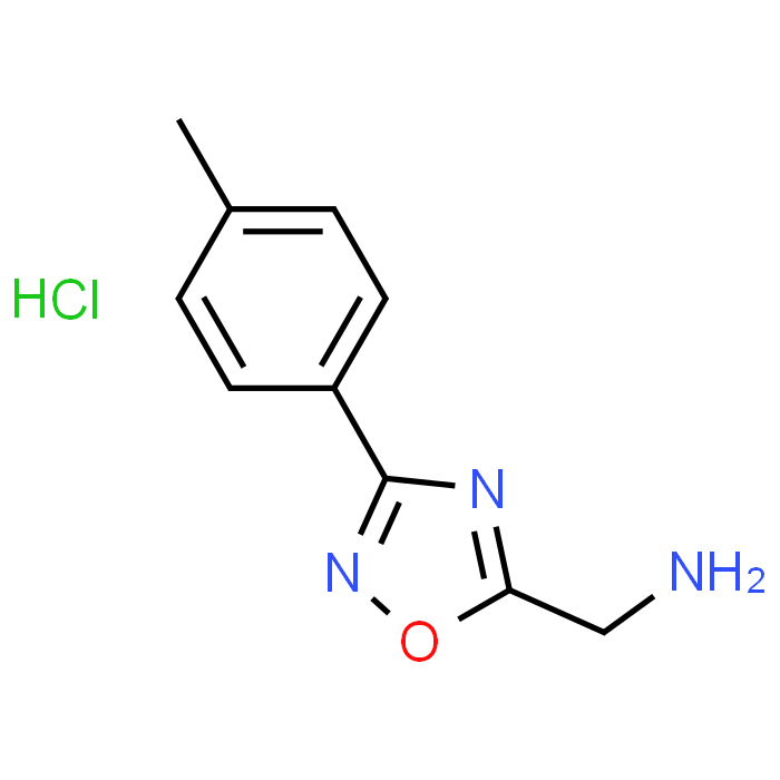 (3-(p-Tolyl)-1,2,4-oxadiazol-5-yl)methanamine hydrochloride