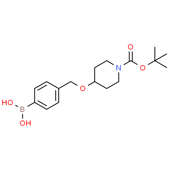 (4-(((1-(tert-butoxycarbonyl)piperidin-4-yl)oxy)methyl)phenyl)boronic acid