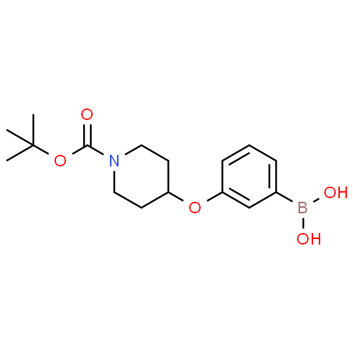 (3-((1-(tert-Butoxycarbonyl)piperidin-4-yl)oxy)phenyl)boronic acid