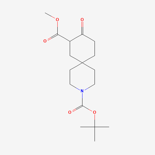 3-(tert-Butyl) 8-methyl 9-oxo-3-azaspiro[5.5]undecane-3,8-dicarboxylate
