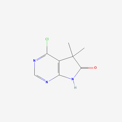 4-Chloro-5,5-dimethyl-5H-pyrrolo[2,3-d]pyrimidin-6(7H)-one