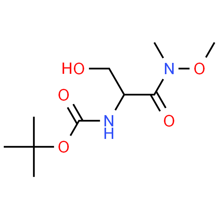 (S)-tert-Butyl (3-hydroxy-1-(methoxy(methyl)amino)-1-oxopropan-2-yl)carbamate